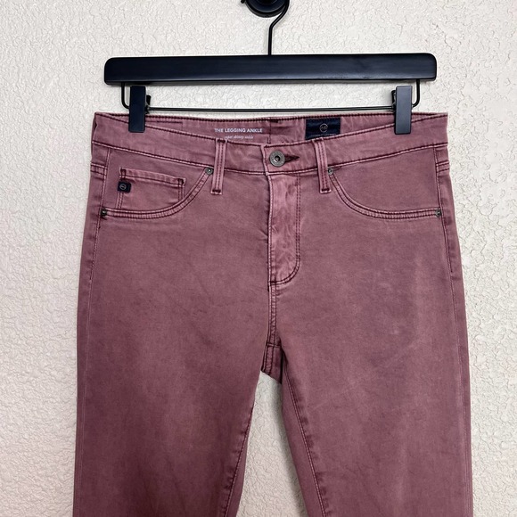 AG Adriano Goldschmied The Legging Ankle Skinny Jeans size 26R Sulfur Blackberry - Picture 5 of 7